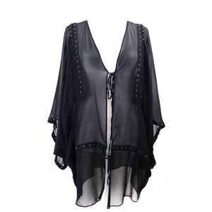 ALLSAINTS SPITALFIELDS Tanami 100% Silk Kaftan